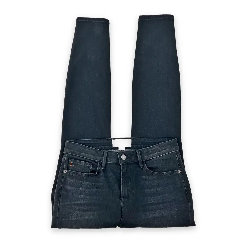 L148 Denim Lafayette 148 Mercer Skinny Jeans Washed Onyx size 26